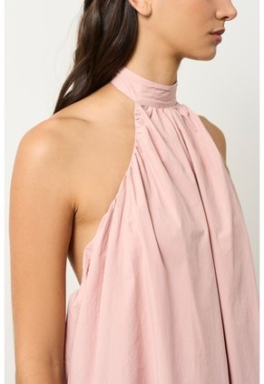Vestido Mini Halter Para Mujer Lumbre Vestido Mini Halter Para Mujer Lumbre Natural 12 VÉLEZ