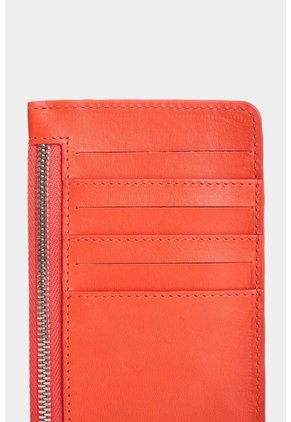 Portadocumentos En Cuero Pelo Para Mujer Ava Portadocumentos En Cuero Pelo Para Mujer Ava Naranja VÉLEZ