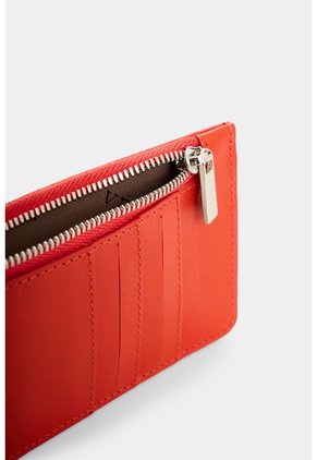 Portadocumentos En Cuero Pelo Para Mujer Ava Portadocumentos En Cuero Pelo Para Mujer Ava Naranja VÉLEZ