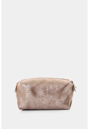 Cosmetiquera Mini De Cuero Folia Para Mujer Moon Cosmetiquera Mini De Cuero Folia Para Mujer Moon Plata VÉLEZ