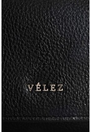 Billetera Real En Cuero Para Mujer Billetera Real En Cuero Para Mujer Negro VÉLEZ