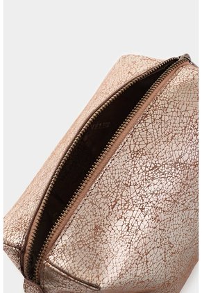 Cosmetiquera Mini De Cuero Folia Para Mujer Moon Cosmetiquera Mini De Cuero Folia Para Mujer Moon Plata VÉLEZ