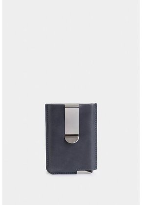 Porta Documentos De Cuero Miniwallet Porta Documentos De Cuero Miniwallet Azul Oscuro VÉLEZ