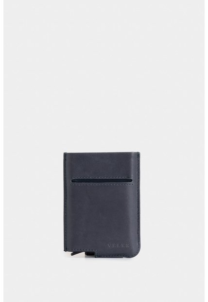 Porta Documentos De Cuero Miniwallet Porta Documentos De Cuero Miniwallet Azul Oscuro VÉLEZ
