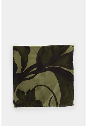 Pañuelo Pequeño Estampado Para Mujer Icaro Pañuelo Pequeño Estampado Para Mujer Icaro Verde Oliva XS VÉLEZ