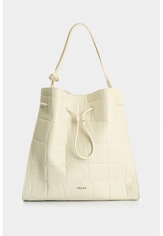 Shopping De Cuero Grabado Para Mujer Aromia Shopping De Cuero Grabado Para Mujer Aromia Blanco VÉLEZ Vélez