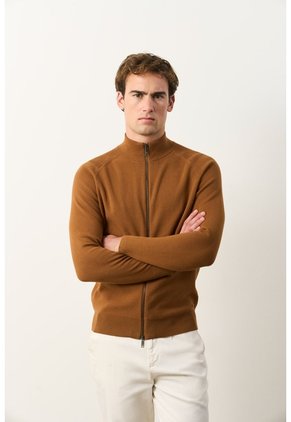 Sweater Misuri Tejido Para Hombre Cuello Alto Sweater Misuri Tejido Para Hombre Cuello Alto Tabaco XXXL VÉLEZ