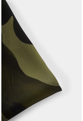 Pañuelo Pequeño Estampado Para Mujer Icaro Pañuelo Pequeño Estampado Para Mujer Icaro Verde Oliva XS VÉLEZ