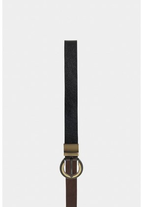 Cinturón Doble Faz London 2.0 De Cuero Para Mujer Acabado Abatanado Cinturón Doble Faz London 2.0 De Cuero Para Mujer Acabado Abatanado Combinado M VÉLEZ