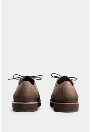 Zapatos De Cordón Alessio De Cuero Gamuza Para Hombre Efecto Escribiente Zapatos De Cordón Alessio De Cuero Gamuza Para Hombre Efecto Escribiente Arena 38 VÉLEZ