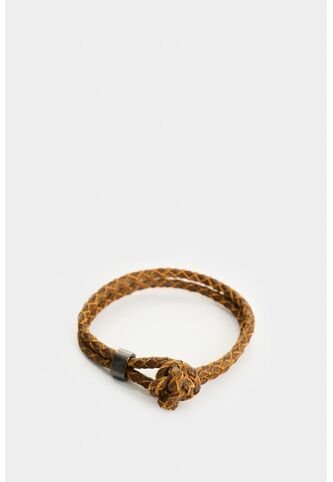 Manilla De Cuero Trenzado Para Hombre Tessa Manilla De Cuero Trenzado Para Hombre Tessa Miel VÉLEZ Vélez