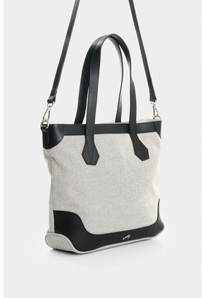 Shopping En Lona Y Cuero Para Mujer Aurelia Shopping En Lona Y Cuero Para Mujer Aurelia Arena VÉLEZ