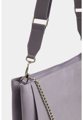 Shopping Caltha De Cuero Para Mujer Cargadera De Mano Metálica Shopping Caltha De Cuero Para Mujer Cargadera De Mano Metálica Lila VÉLEZ