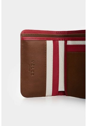 Billetera De Cuero Para Mujer Pequeña 2 Billetera De Cuero Para Mujer Pequeña 2 Rojo VÉLEZ