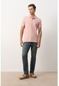 Polo Manga Corta Essential Para Hombre Textura Polo Manga Corta Essential Para Hombre Textura Coral XL VÉLEZ de Vélez