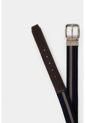 Cinturón Doble Faz Elástico Para Hombre Diver Cinturón Doble Faz Elástico Para Hombre Diver Azul Oscuro 40 VÉLEZ