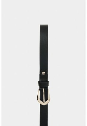 Cinturón Unifaz De Cuero Folia Para Mujer Dunas Cinturón Unifaz De Cuero Folia Para Mujer Dunas Negro L VÉLEZ