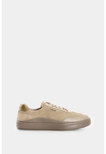 Tenis Clima De Cuero Para Hombre Efecto Escribiente Tenis Clima De Cuero Para Hombre Efecto Escribiente Arena 43 VÉLEZ