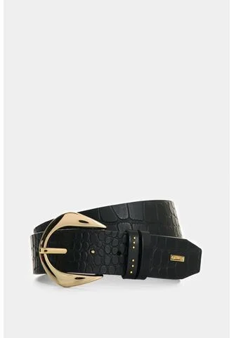 Cinturón Unifaz De Cuero Para Mujer Astra Cinturón Unifaz De Cuero Para Mujer Astra Negro M VÉLEZ Vélez