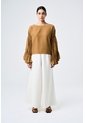 Pantalón Palazzo Lyra Para Mujer Tiro Alto Pantalón Palazzo Lyra Para Mujer Tiro Alto Crema 12 VÉLEZ de Vélez