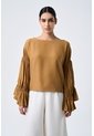 Pantalón Palazzo Lyra Para Mujer Tiro Alto Pantalón Palazzo Lyra Para Mujer Tiro Alto Crema 12 VÉLEZ de Vélez