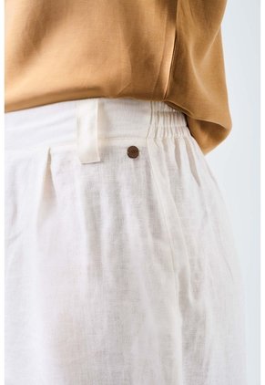 Pantalón Palazzo Lyra Para Mujer Tiro Alto Pantalón Palazzo Lyra Para Mujer Tiro Alto Crema 12 VÉLEZ