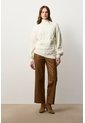 Sweater Tejido Para Mujer Albor Sweater Tejido Para Mujer Albor Crema XS VÉLEZ de Vélez