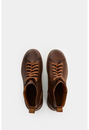 Botas Arizona En Cuero Liso Y Gamuzado Para Hombre Acabado Envejecido Botas Arizona En Cuero Liso Y Gamuzado Para Hombre Acabado Envejecido Miel 43 VÉLEZ