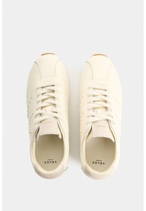 Tenis En Cuero Para Mujer Savanna Grain Stitch Tenis En Cuero Para Mujer Savanna Grain Stitch Blanco 36 VÉLEZ