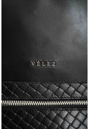 Morral En Cuero Para Mujer Floral Morral En Cuero Para Mujer Floral Negro VÉLEZ