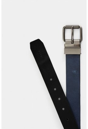 Cinturón Doble Faz Elon De Cuero Para Hombre Versátil Cinturón Doble Faz Elon De Cuero Para Hombre Versátil Azul Oscuro 40 VÉLEZ