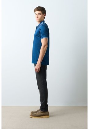 Polo Manga Corta Para Hombre Luzia Polo Manga Corta Para Hombre Luzia Azul Oscuro M VÉLEZ