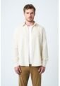 Camisa Manga Larga Bosa Para Hombre Semi Fitted Camisa Manga Larga Bosa Para Hombre Semi Fitted Crema S VÉLEZ de Vélez