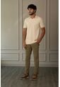 Polo Semifitted Ilia Para Hombre Escote En V Polo Semifitted Ilia Para Hombre Escote En V Crema XX Vélez de Vélez