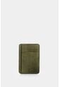 Porta Tarjetas Vértice De Cuero Para Hombre Detalle Rayas Porta Tarjetas Vértice De Cuero Para Hombre Detalle Rayas Verde Oliva VÉLEZ de Vélez