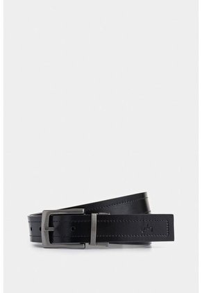 Cinturón Doble Faz Kafka De Cuero Para Hombre Hebilla Reversible Cinturón Doble Faz Kafka De Cuero Para Hombre Hebilla Reversible Combinado 34 VÉLEZ