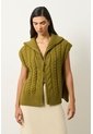 Chaleco Tejido Para Mujer Quimera Chaleco Tejido Para Mujer Quimera Verde Oliva L VÉLEZ de Vélez