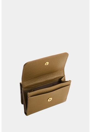 Billetera Pequeña En Cuero Para Mujer Billetera Pequeña En Cuero Para Mujer Tabaco VÉLEZ