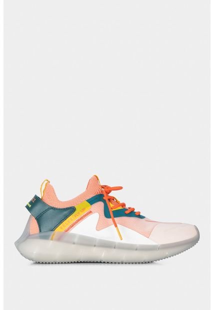 Tenis Deportivos VZ Fly Up Para Mujer Contrastes De Color Coral