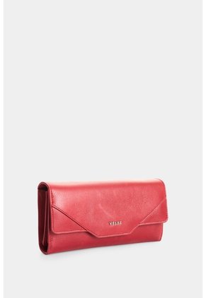 Porta Chequera En Cuero Para Mujer Damasco Porta Chequera En Cuero Para Mujer Damasco Rojo VÉLEZ