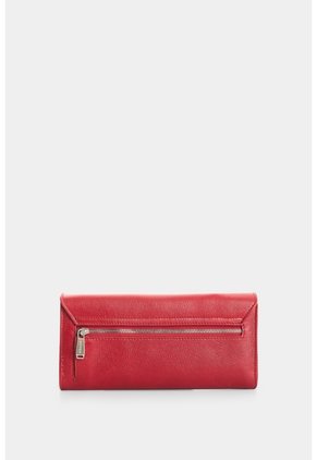 Porta Chequera En Cuero Para Mujer Damasco Porta Chequera En Cuero Para Mujer Damasco Rojo VÉLEZ