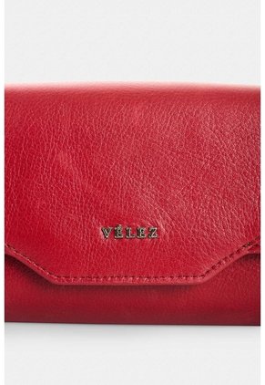 Porta Chequera En Cuero Para Mujer Damasco Porta Chequera En Cuero Para Mujer Damasco Rojo VÉLEZ