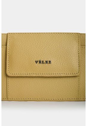 Portadocumentos Aventurina En Cuero Para Mujer Portadocumentos Aventurina En Cuero Para Mujer Verde Oliva VÉLEZ