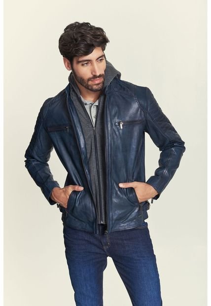 Chaqueta Vitale De Cuero - Compra Ahora | Dafiti Colombia