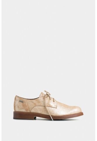 Zapato De Cordón Alba De Cuero Folia Para Mujer Estilo Oxford Zapato De Cordón Alba De Cuero Folia Para Mujer Estilo Oxford Dorado 38 Vélez Vélez