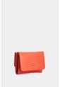 Billetera Pequeña En Cuero Para Mujer Billetera Pequeña En Cuero Para Mujer Naranja VÉLEZ de Vélez