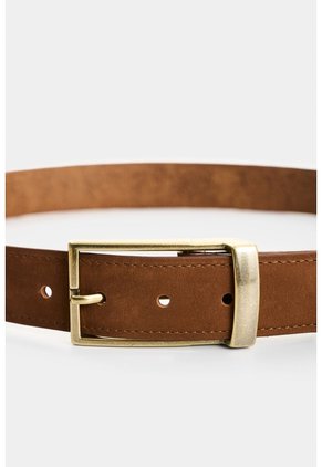 Cinturón Unifaz De Cuero Gamuzado Para Hombre Breeze Cinturón Unifaz De Cuero Gamuzado Para Hombre Breeze Cafe 44 VÉLEZ