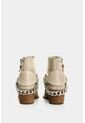 Botines De Cuero Craquelado Para Mujer Marine Botines De Cuero Craquelado Para Mujer Marine Crema 37 VÉLEZ de Vélez