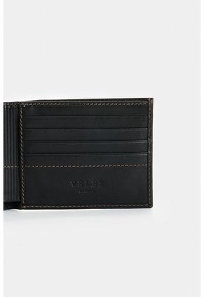 Billetera De Cuero Para Hombre Costuras 3 Billetera De Cuero Para Hombre Costuras 3 Negro VÉLEZ