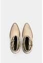 Botines De Cuero Craquelado Para Mujer Marine Botines De Cuero Craquelado Para Mujer Marine Crema 37 VÉLEZ de Vélez
